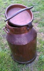 Antieke koperen melkkan, met nummer 3082 (9 kg), Antiek en Kunst, Ophalen, Koper