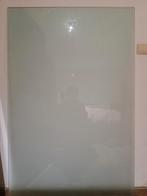 Plateau de table en verre sablé avec coins biseautés, Maison & Meubles, Pièces pour table, 100 à 150 cm, Enlèvement ou Envoi, Comme neuf