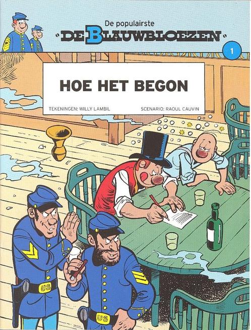 De Blauwbloezen nr 1 - 3 - 4 - 13 - Het Laatste Nieuws., Boeken, Stripverhalen, Zo goed als nieuw, Meerdere stripboeken, Ophalen of Verzenden