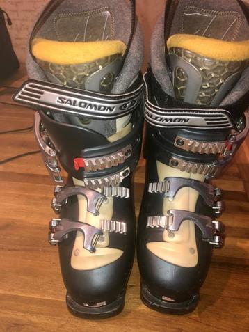 Salomon performa cf skischoenen maat 37,1 (mondo 23.5) (ok)