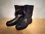 Heren laarzen leder met pels maat 43-45, Zwart, Boots, Nieuw, Ophalen of Verzenden