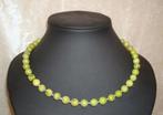 SALE: ketting van groen Crazy agaat, Handtassen en Accessoires, Kettingen, Verzenden, Nieuw, Steen of Mineraal, Met edelsteen