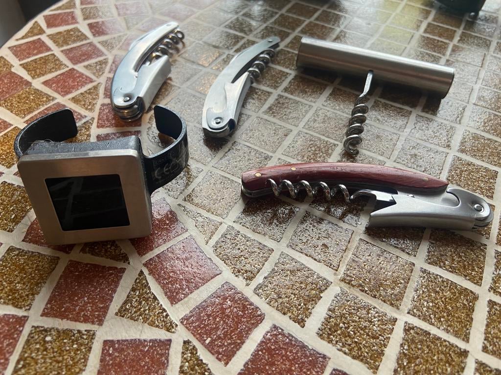 4 wijnopeners  (ook apart te koop), Ophalen of Verzenden