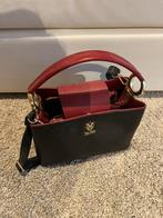 Handtas leder Vera Pello Italiaans leder, Handtassen en Accessoires, Tassen | Damestassen, Verzenden, Zo goed als nieuw, Zwart