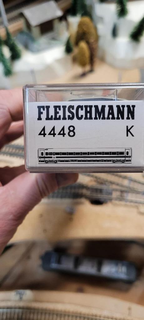 DB ICE1 - tussenrijtuig 4448K - Fleischmann, Hobby en Vrije tijd, Modeltreinen | H0, Zo goed als nieuw, Wagon, Gelijkstroom, Fleischmann