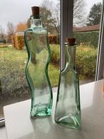 Decoratieve glazen flessen, Huis en Inrichting, Ophalen, Zo goed als nieuw, Glas, Minder dan 50 cm