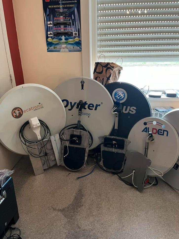 Automatisch schotelantenne, Caravans en Kamperen, Mobilhome-accessoires, Gebruikt, Ophalen