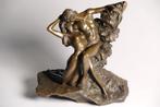 Reproduction Rodin - Le Baiser - Magnifique oeuvre en bronze, Antiek en Kunst, Ophalen of Verzenden