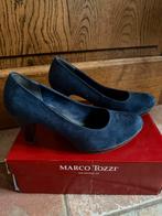 Suede hakken schoenen, Comme neuf, Enlèvement, Bleu, Chaussures basses