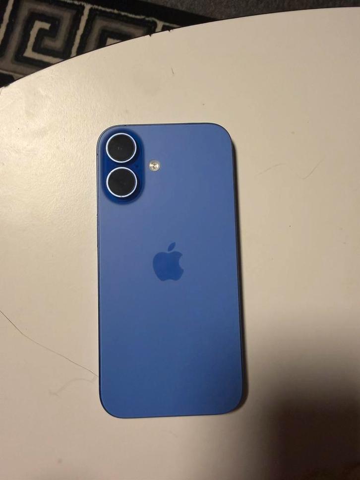 Apple iPhone 16 Batterijpercentage 100%, Télécoms, Téléphonie mobile | Apple iPhone, 128 GB, iPhone 16, Bleu, Enlèvement