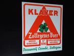 Reclamebord   klaver Zottegems bier (hardkarton), Enlèvement, Neuf, Panneau publicitaire