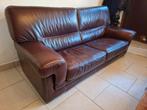 Canapé en cuir 3 places, 200 à 250 cm, Banc droit, Enlèvement, Utilisé