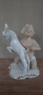 Wallendorf 1764/putti met geitje/verzamelobject., Ophalen of Verzenden