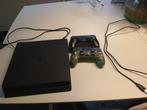 playstation 4 met 2 controllers, Original, 500 GB, Utilisé, Enlèvement ou Envoi