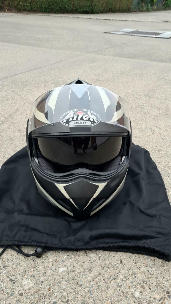 Airoh Helmet Luminescent, Motoren, Kleding | Motorhelmen, Heren, Systeemhelm, L, Overige merken, Tweedehands, Ophalen