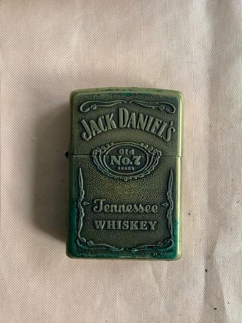 Briquet vintage Zippo Jack Daniel's, Collections, Articles de fumeurs, Briquets & Boîtes d'allumettes, Utilisé, Briquet, Enlèvement ou Envoi
