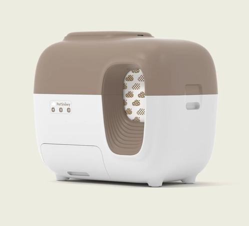 PetSnowy Self-Cleaning Litter Box - automatische kattenbak, Dieren en Toebehoren, Kattenbakken, Zo goed als nieuw, Gesloten, Zelfreinigend