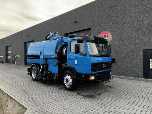 Mercedes-Benz 1317 johnston veegwagen 41 000km, Autos, Camions, Entreprise, Mercedes-Benz, Autres carburants, Boîte manuelle, Bleu