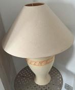 Lampadaire couleur creme/corail, Rond, Comme neuf, Enlèvement, 50 cm ou plus