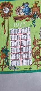 Muurdoeken handdoek kalender 1973 1989 1990 1993, Hobby en Vrije tijd, Kostuums, Theaterbenodigdheden en LARP, Ophalen of Verzenden