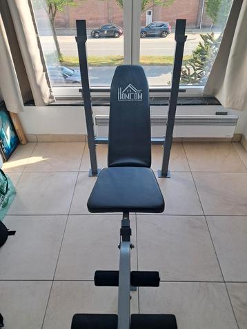 Homecom Bench press, Ophalen of Verzenden, Zo goed als nieuw, Borst, Krachtstation