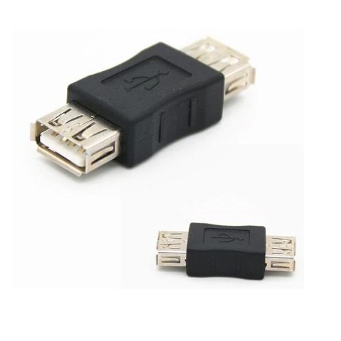 USB-A 2.0 Koppelstuk Kabel Verbinder Connecter Female-Female, Computers en Software, Pc- en Netwerkkabels, Nieuw, Ophalen of Verzenden