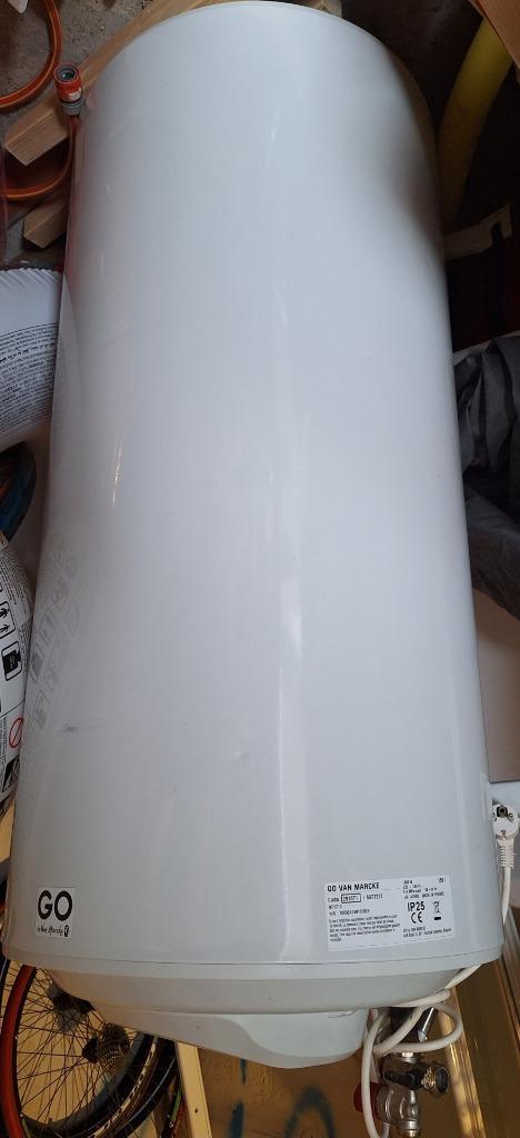 Boiler 150L Van Marcke + veiligheidsgroep, 2 maand gebruikt., Doe-het-zelf en Bouw, Chauffageketels en Boilers, Zo goed als nieuw