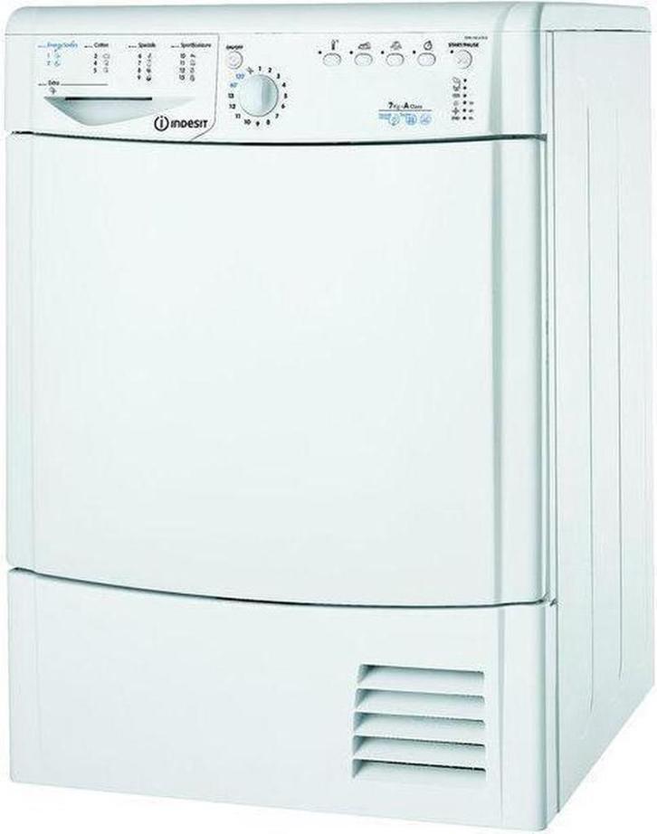 Indesit Droogkast Condensatiedroger, Elektronische apparatuur, Droogkasten, Gebruikt, Condens, Voorlader, 6 tot 8 kg, Anti-kreukfase