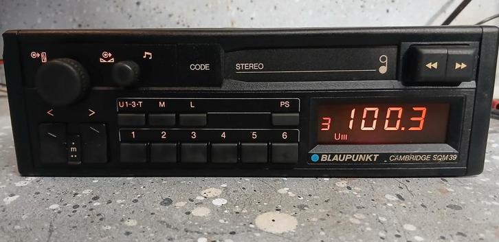 Blaupunkt Cambridge SQM 39 Porsche 911 Radio Cassette, Auto diversen, Autoradio's, Zo goed als nieuw, Ophalen of Verzenden