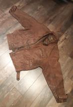 EIKENHOUTEN LEREN JAS MAAT L, Ophalen of Verzenden, Tweedehands, Heren, OAKWOOD