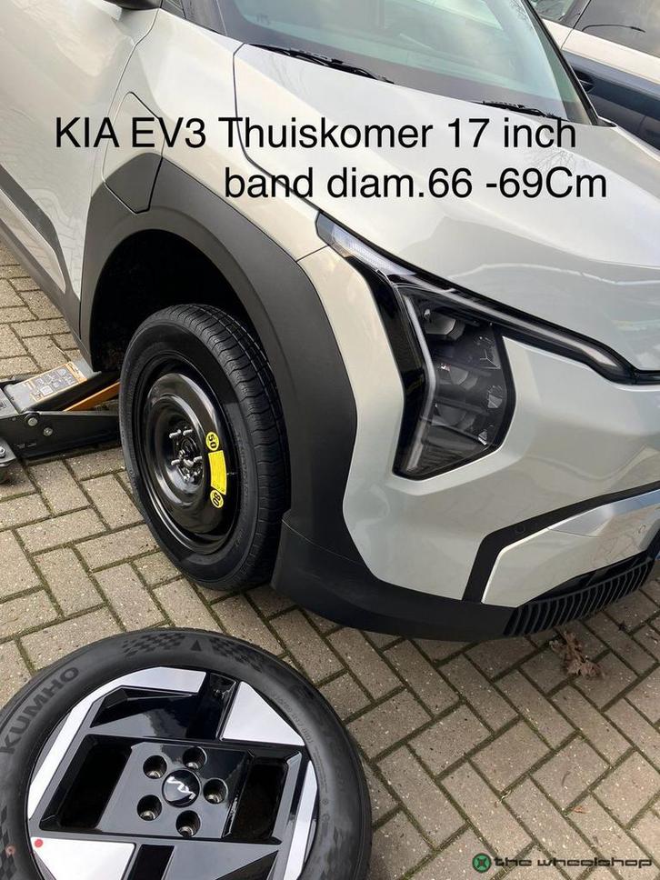 Reservewiel Thuiskomer KIA Niro Hyundai Kona Mazda 6 CX3  17, Autos : Pièces & Accessoires, Pneus & Jantes, Pneus et Jantes, Véhicule de tourisme