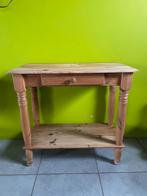 Console en pin avec tiroir, Maison & Meubles, 25 à 50 cm, 50 à 100 cm, Enlèvement, Utilisé