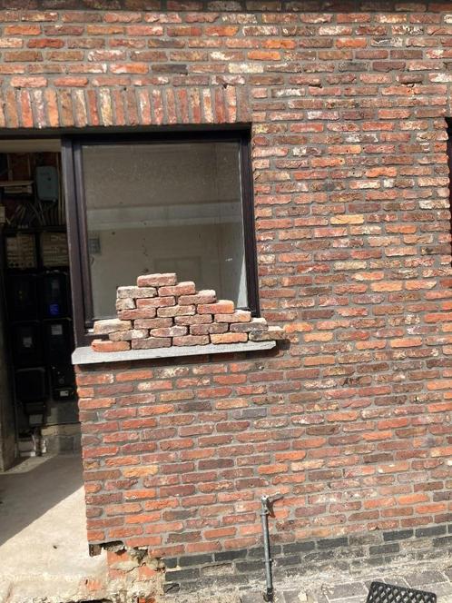 oude klinkaert gevelstenen, Doe-het-zelf en Bouw, Metselstenen, Gebruikt, Bakstenen, Ophalen