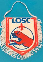 Lille LOSC 1980s prachtige vintage vlag voetbal, Verzamelen, Ophalen of Verzenden, Zo goed als nieuw