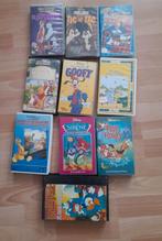 Lot de 10 k7 VHS dessins animés, Gebruikt, Ophalen of Verzenden
