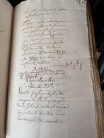 Oude documenten 1759, Antiek en Kunst, Antiek | Boeken en Manuscripten, Ophalen of Verzenden