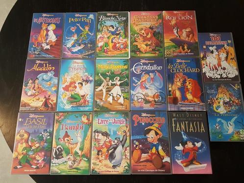 Lot de 17 VHS Disney, CD & DVD, VHS | Enfants & Jeunesse, Utilisé, Dessins animés et Film d'animation, Tous les âges, Enlèvement ou Envoi