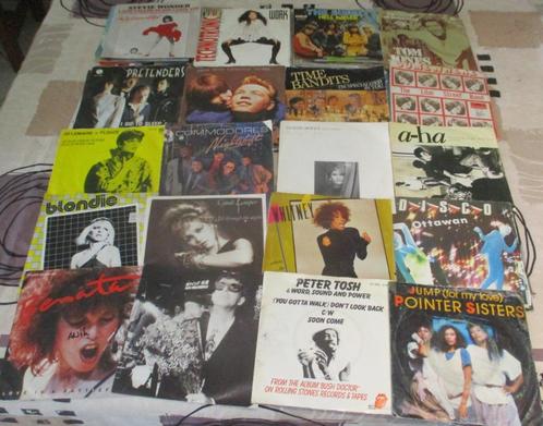 55 singles vinyles - Pop et Rock années 70-80, CD & DVD, Vinyles Singles, Comme neuf, Single, Pop, Enlèvement ou Envoi