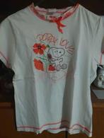 Wit dames T-shirt maat s of m, Ophalen, Korte mouw, Maat 36 (S), Snoo