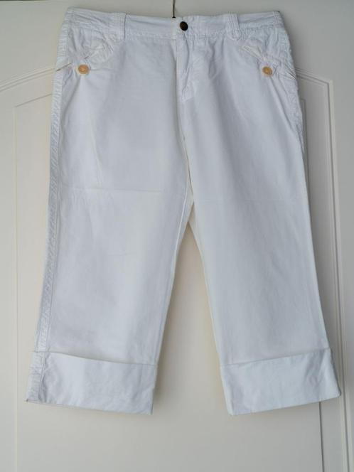 Broek, merk Hampton Bays, NIEUW, maat 36, Kleding | Dames, Broeken en Pantalons, Nieuw, Maat 36 (S), Wit, Driekwart, Verzenden