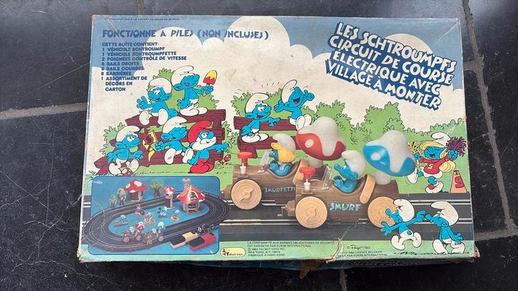 Smurf autobaan circuit 1983 (niet compleet), Verzamelen, Smurfen, Gebruikt, Ophalen