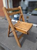 houten klapkinderstoeltje, Kinderen en Baby's, Kinderstoelen, Ophalen, Gebruikt, Inklapstoel