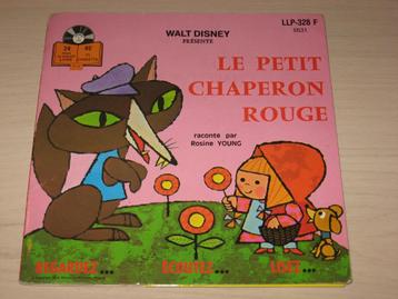 disque vinyl 45 tours le petit chaperon rouge, Enlèvement ou Envoi, Comme neuf, Fable ou Conte (de fées)