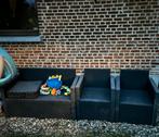 Tuinset, Tuin en Terras, Tuinsets en Loungesets, Ophalen, 4 zitplaatsen, Gebruikt, Rotan