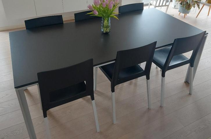 Moderne eetkamertafel, Maison & Meubles, Tables | Tables à manger, Utilisé, 50 à 100 cm, 150 à 200 cm, Cinq personnes ou plus