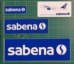 Lot stickers 4x Sabena Luchtvaart, Verzamelen, Ophalen of Verzenden