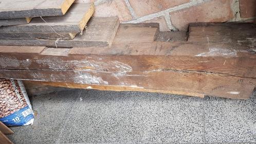 eiken balken, Doe-het-zelf en Bouw, Hout en Planken, Gebruikt, Balk, Eiken, 300 cm of meer, 50 mm of meer, Ophalen