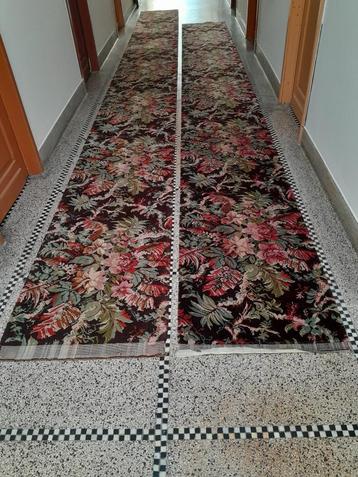 Lot de deux longs tapis de couloir assortis, 200 cm ou plus, Enlèvement ou Envoi, 50 à 100 cm, Style oriental classique, production européenne années 1980
