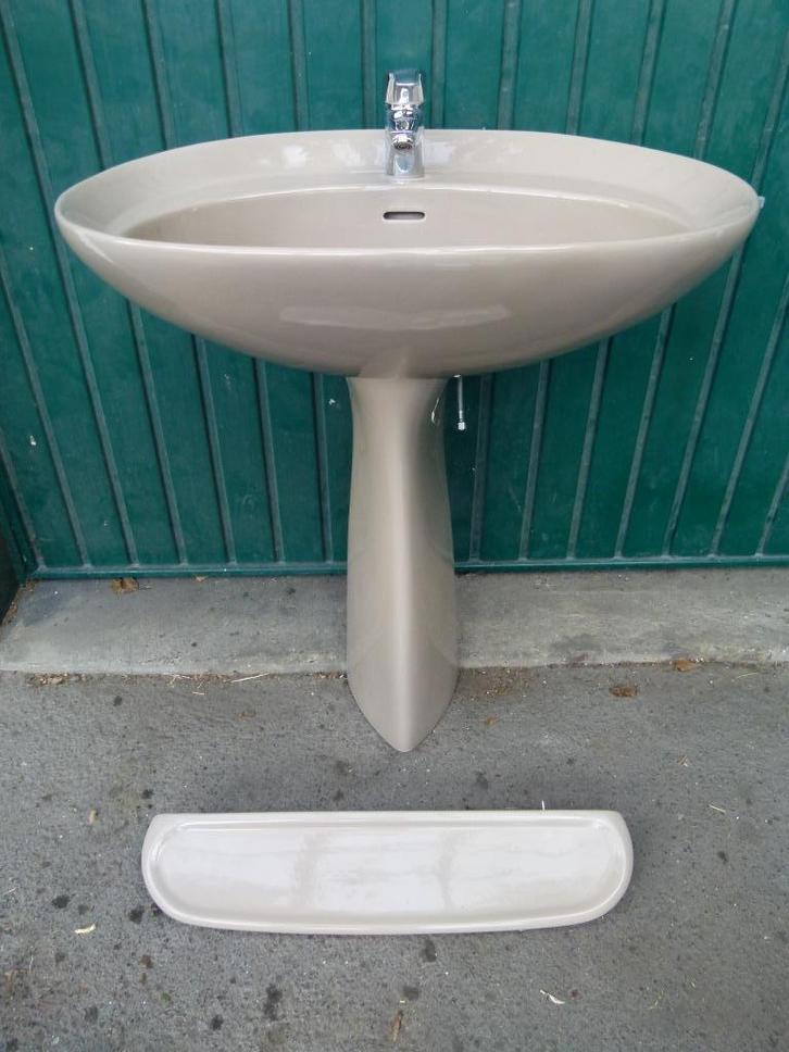 vintage wastafel lavabo Ideal Standard 70er, Verzamelen, Retro, Huis en Inrichting, Ophalen