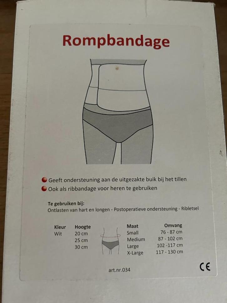 rompbandage GM nieuw !, Diversen, Braces, Nieuw, Ophalen of Verzenden